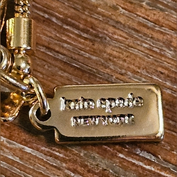 Kate Spade New York Gold and Pearl with Rhinestone studded spacers Necklace - Picture 3 of 5